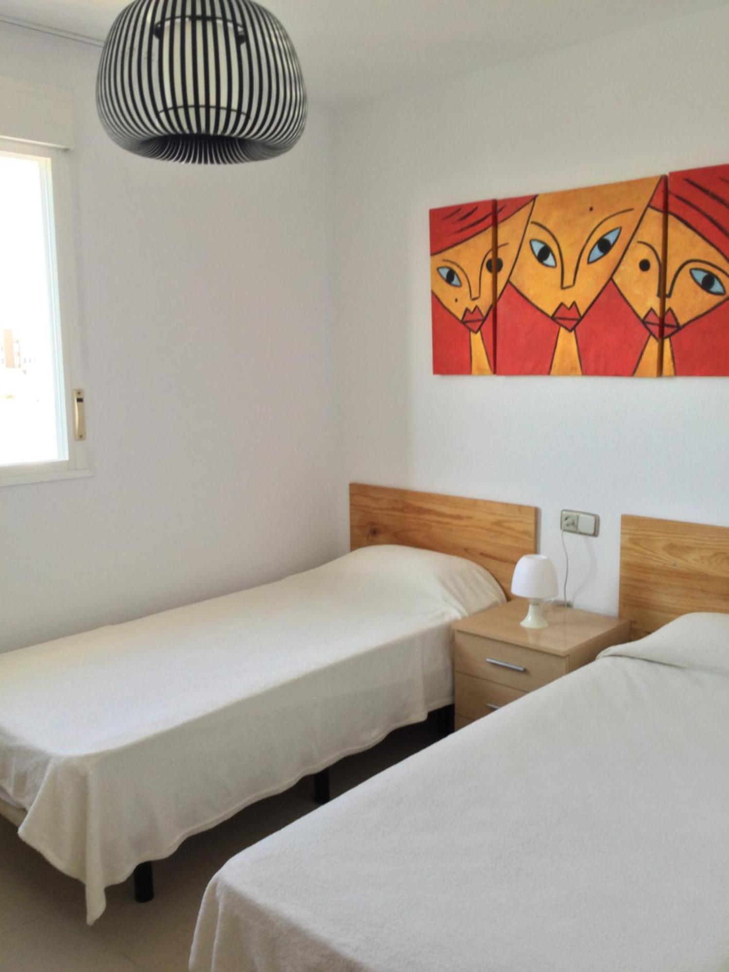 Apartamento La Perla Azul Playa - Terraza Al Sol Roquetas de Mar Habitación foto