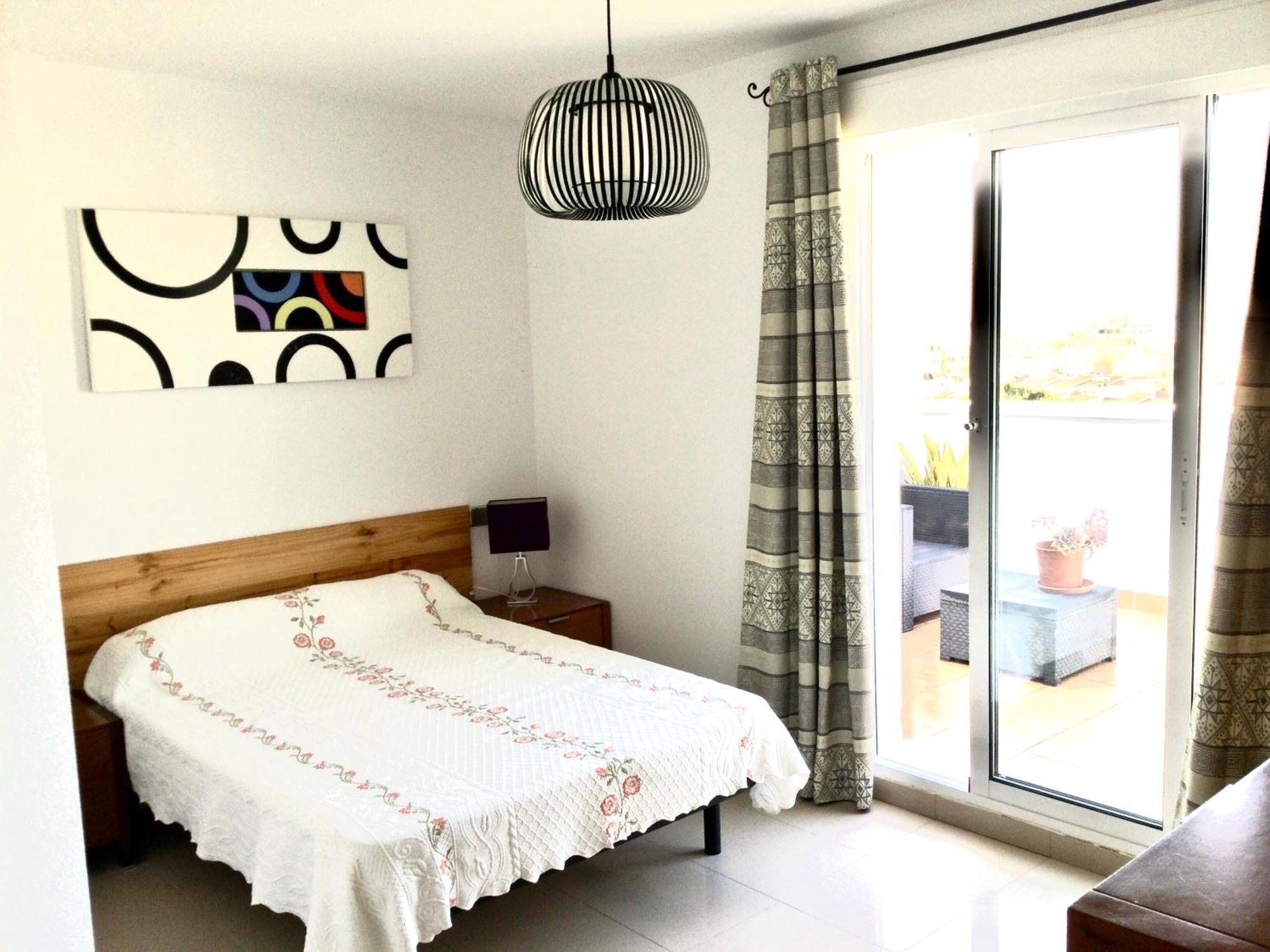 Apartamento La Perla Azul Playa - Terraza Al Sol Roquetas de Mar Habitación foto